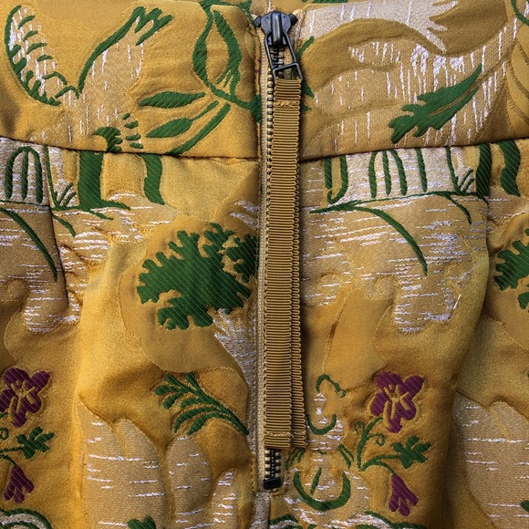 Leifsdottir yellow jacquard woven skirt - Picture 3 of 6